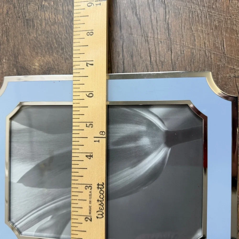 Martha Stewart Picture Frame 4x6 Light Blue‎ Silver